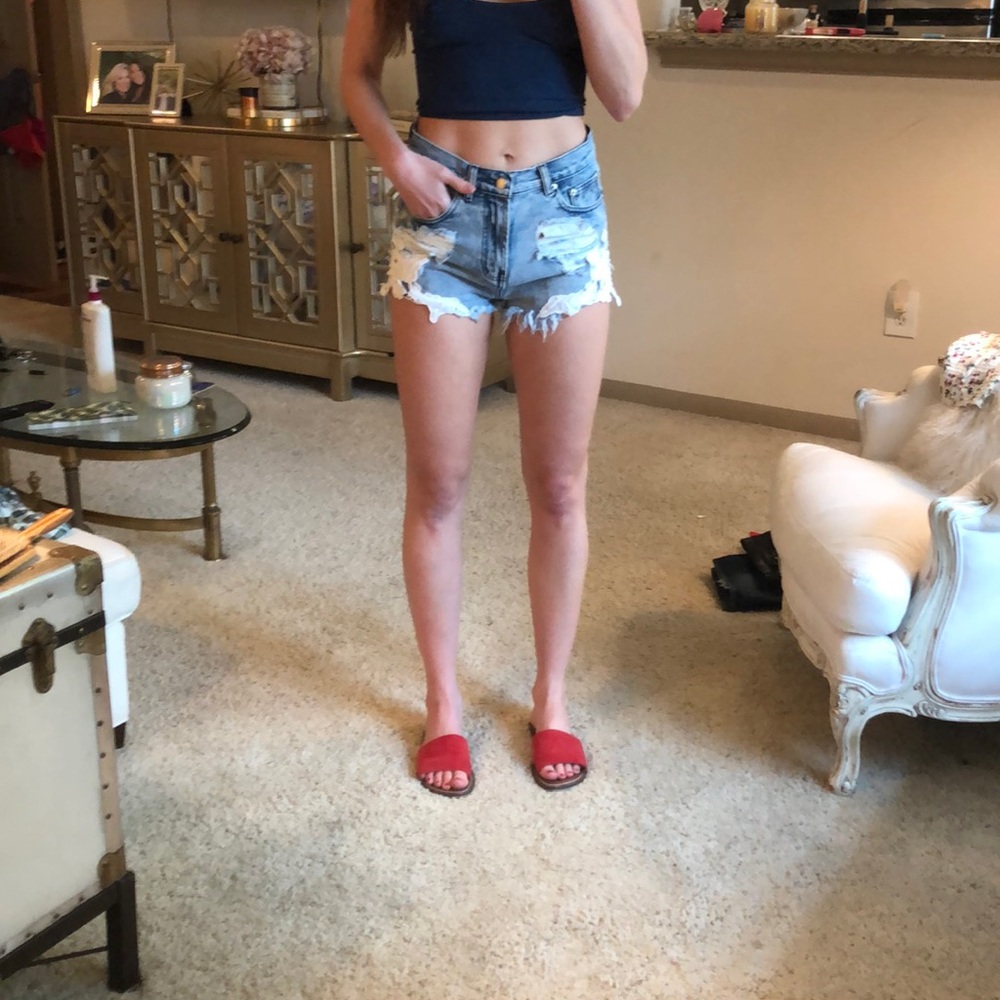 Blue Jean Shorts